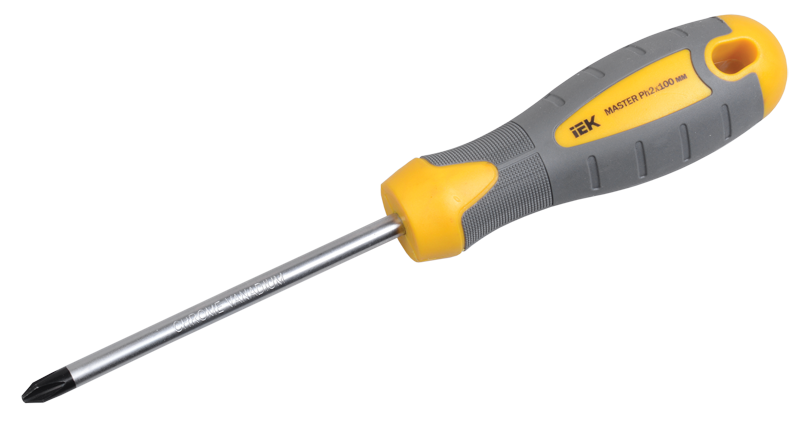 Отвертка крестовая Master Ph1х100мм IEK TSC-1PH-1100