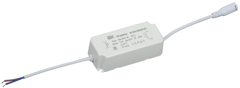 LED-драйвер тип ДВ SESA-ADH40W-SN Е, для LED светильников 40Вт IEK