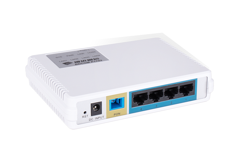 Абонентский терминал ONU BDCOM GEPON, 4 порта 10/100/1000Base-T P1702-4G