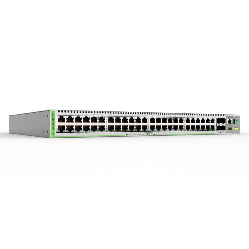 Коммутатор Allied Telesis L3 Stackable Switch AT-GS980MX/52-50
