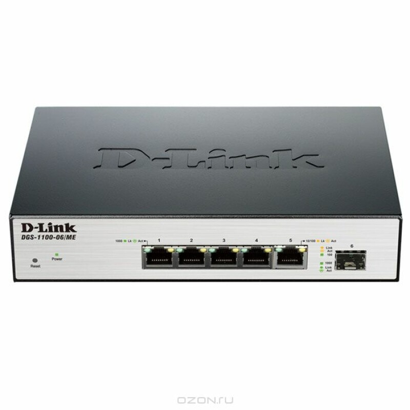 Коммутатор D-LINK DL-DGS-1100-06/ME/A1B