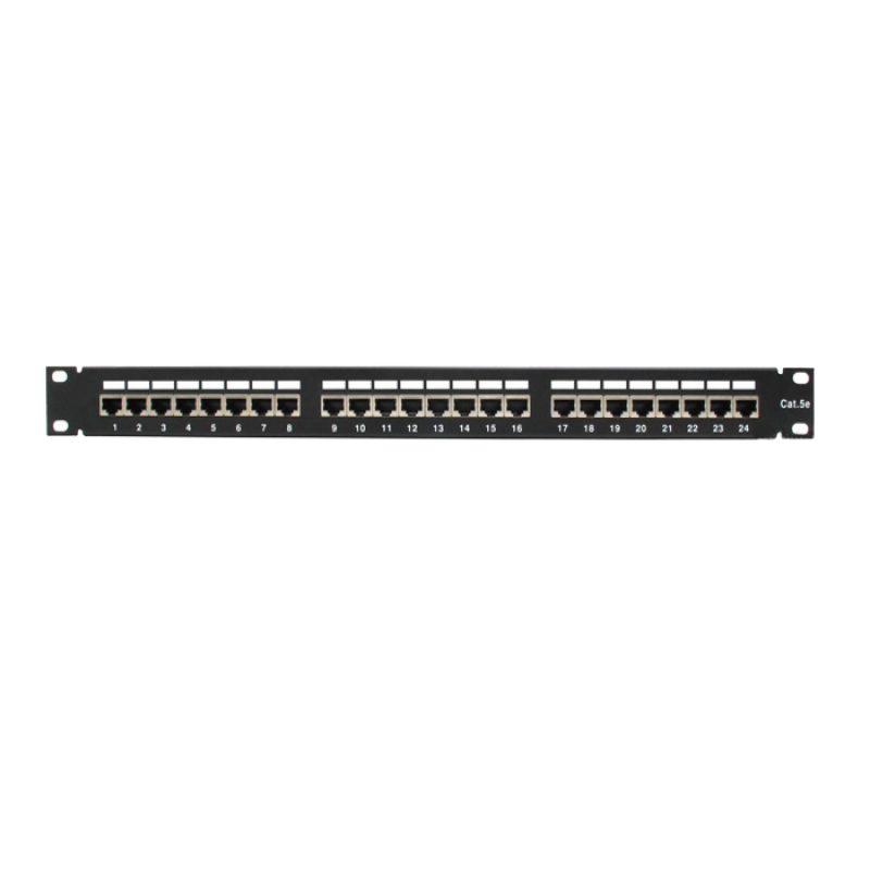 Патч-панель 19", 24хRJ-45, FTP, Cat.5e, 1U