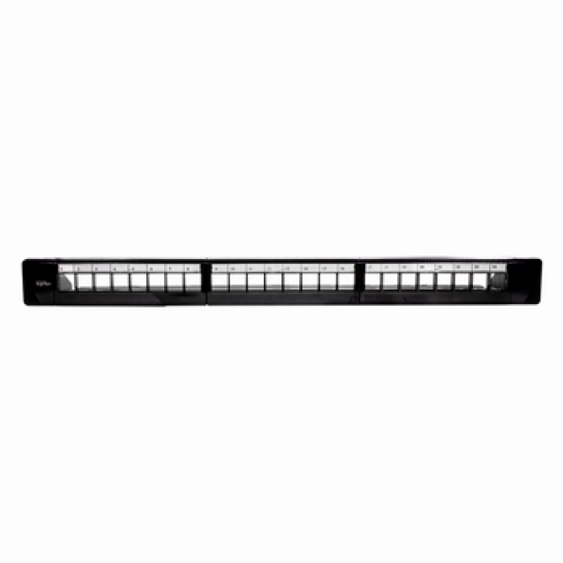 Модульная патч-панель для Keystone Jack 19", под 24 модуля, UTP, 1U