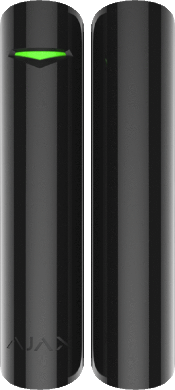 AJAX DoorProtect Plus Black (Магнитный датчик открытия с сенсором удара и наклона) 9996.13.BL1