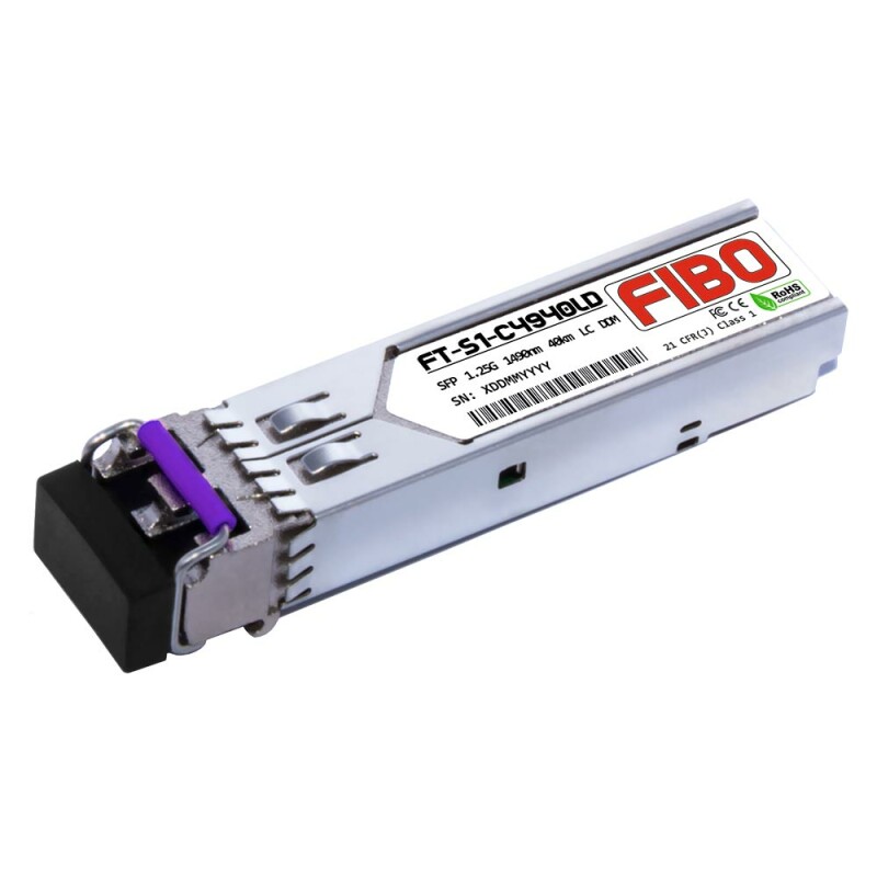 FIBO FT-S1-C4940LD модуль SFP CWDM, 1.25 G, до 40 км, TX 1490 нм, LC, DDM