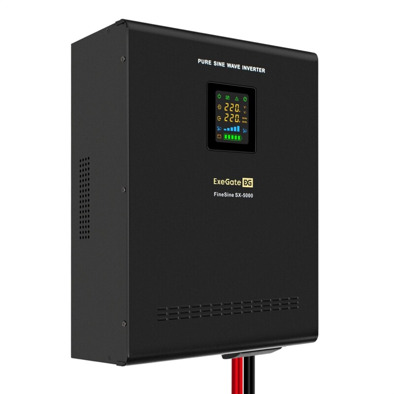 ИБП (инвертор, синус, для котла, настенный) ExeGate FineSine SX-5000.LCD.AVR.2SH.T