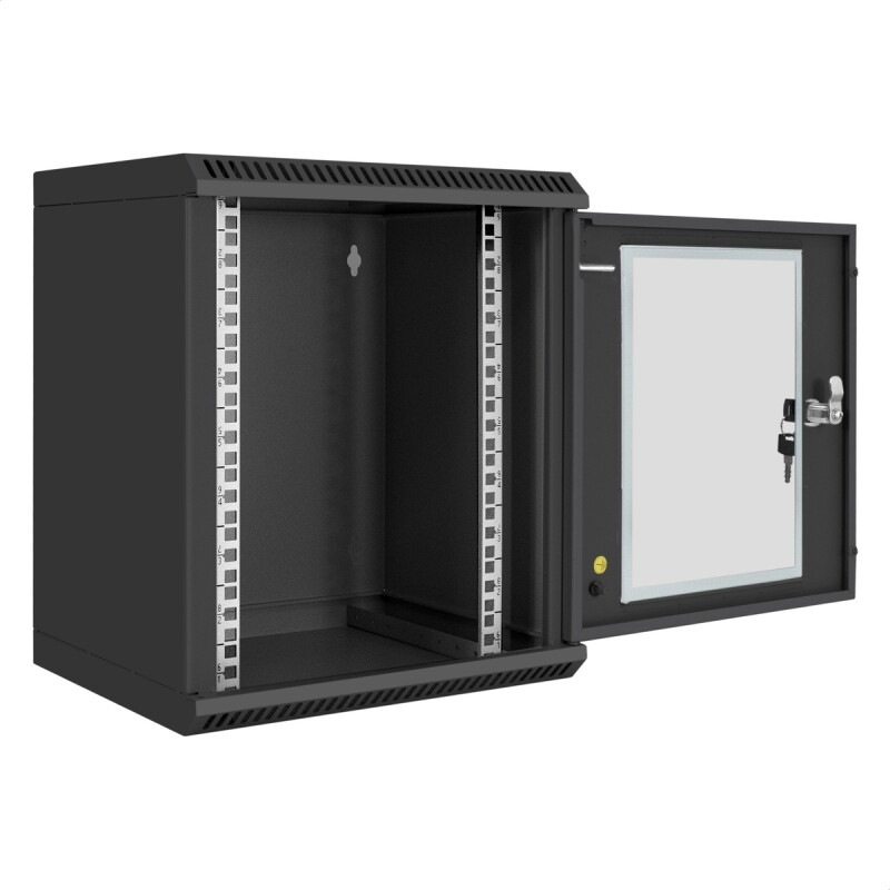 Шкаф телекоммуникационный ExeGate 10" ExeGate EC-WM-9U.310.G.BLACK