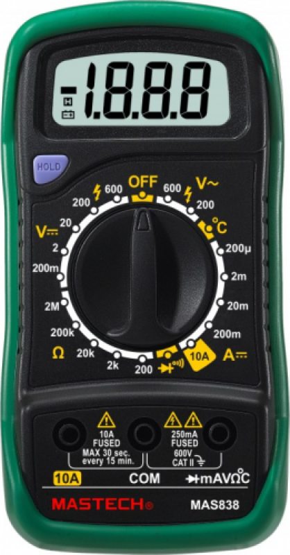 MAS838 MASTECH Мультиметр цифровой