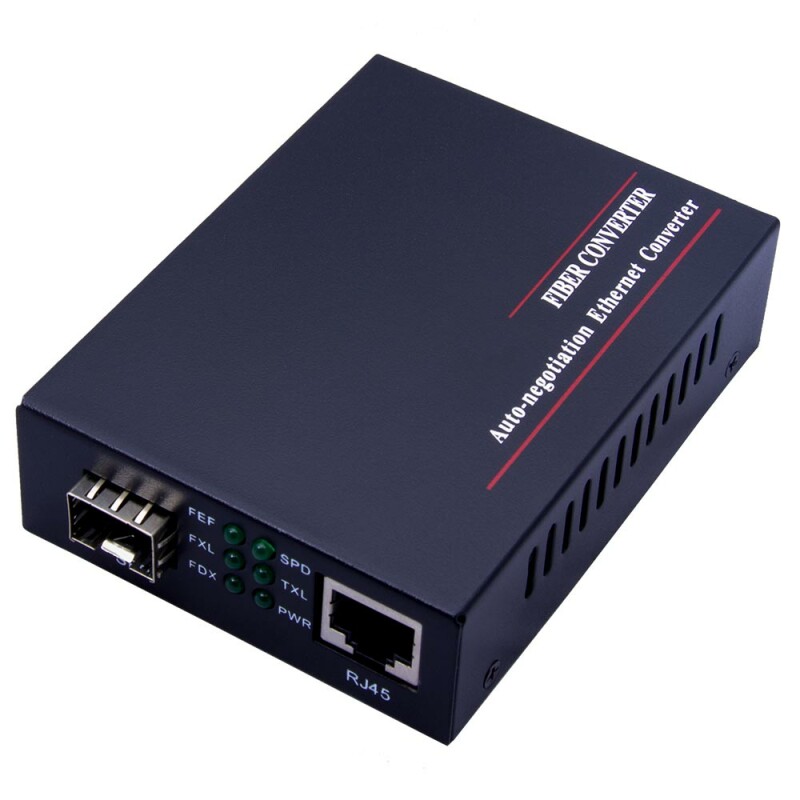 Медиаконвертер FIBO FT-1000-SFP-LFP 10/100/1000Base-TX/1000Base-FX без SFP поддержка LFP
