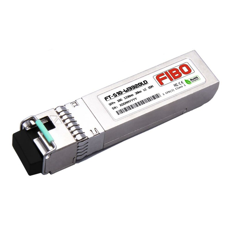 FIBO FT-S10-W3320LD SFP+ модуль -WDM, 10G, 20 км, TX 1330 нм, RX 1270 нм, LC, DDM