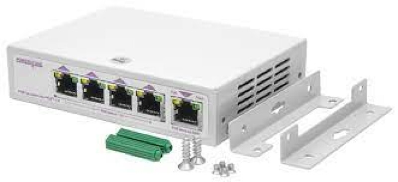 PoE удлинитель интерфейса Ethernet10/100/1000Mbs PEXT 1/4. 4 PoE выхода, 1 PoE вход