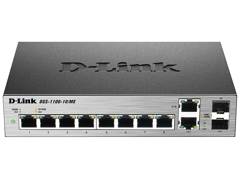 Коммутатор D-LINK DL-DGS-1100-10/ME