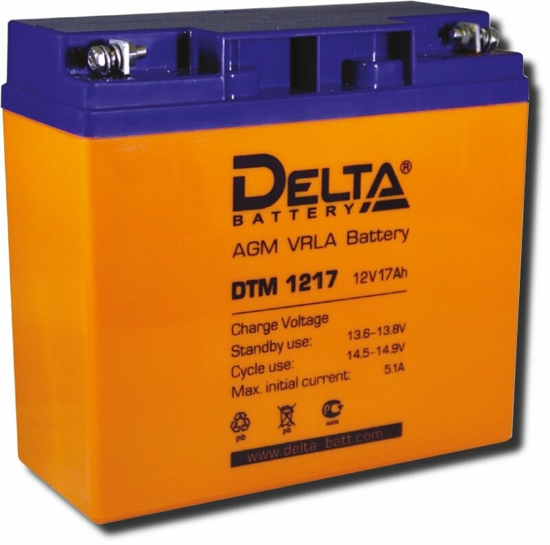 Аккумуляторная батарея DTM 1217 DELTA