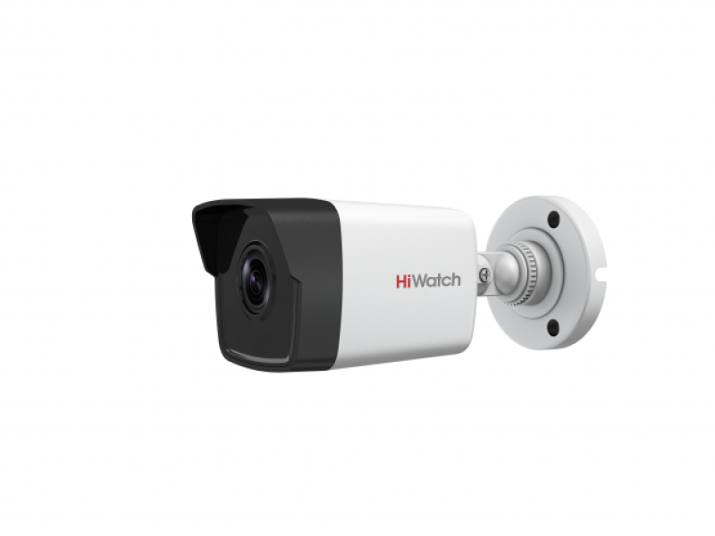 Цилиндрическая IP-видеокамера с EXIR-подсветкой до 30м HiWatch DS-I200(D) (4мм) 2Мп