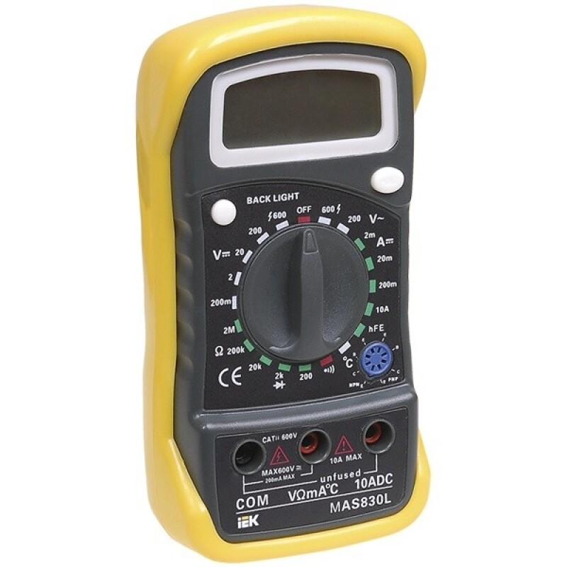 Мультиметр цифровой Master MAS830L IEK