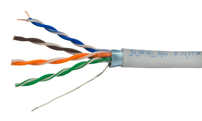 Кабель SUPRLAN Standard FTP Cat.5e 4x2xAWG24 Cu PVC Indoor 305м