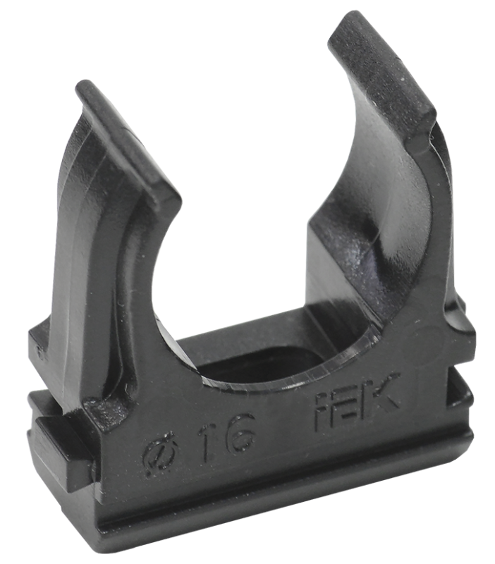 Держатель с защёлкой CF16 IEK черный CTA10D-CF16-K02-100