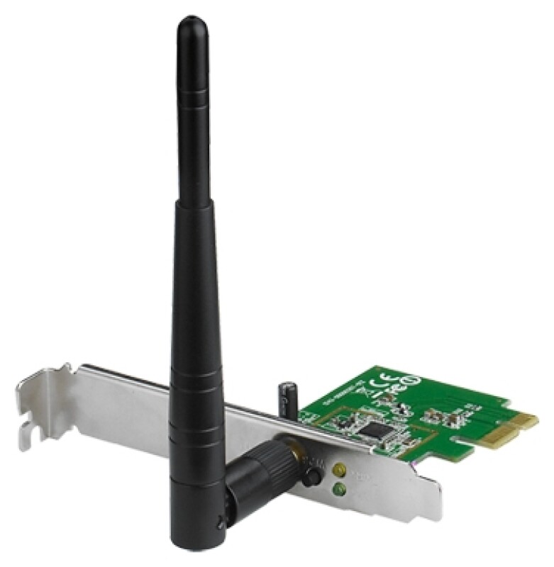 Беспроводная сетевая карта ASUS PCE-N10 Беспроводной адаптер Wi-Fi с интерфейсом PCI Express