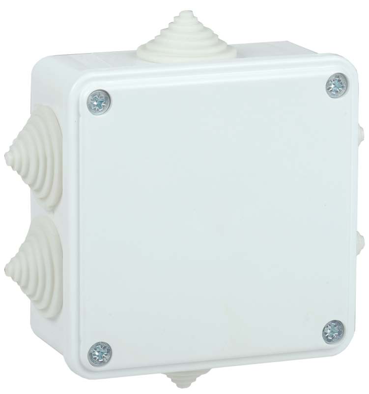 Коробка расп. КМ для о/п 100х100х45мм IP44 6 вв. белая IEK UKO11-100-100-045-K01-44