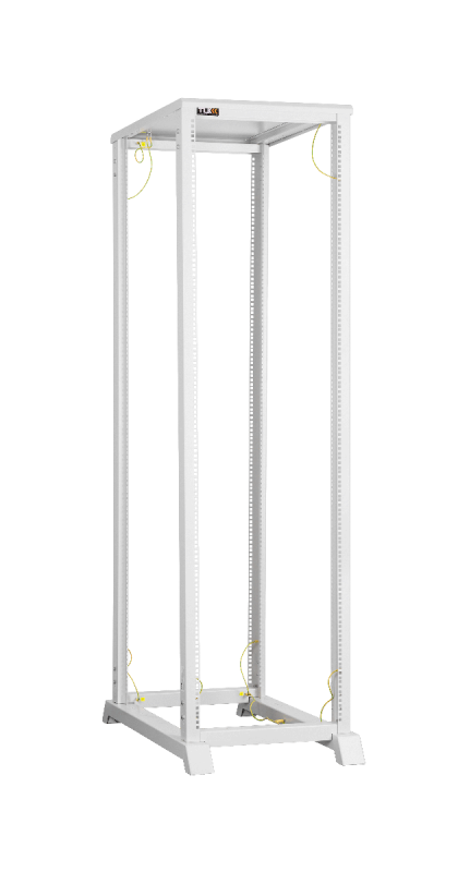 Монтажная стойка двухрамная раздвижная 19", 33U, Ш550xВ1595xГ(600-1000) мм, шаг регулировки глубины