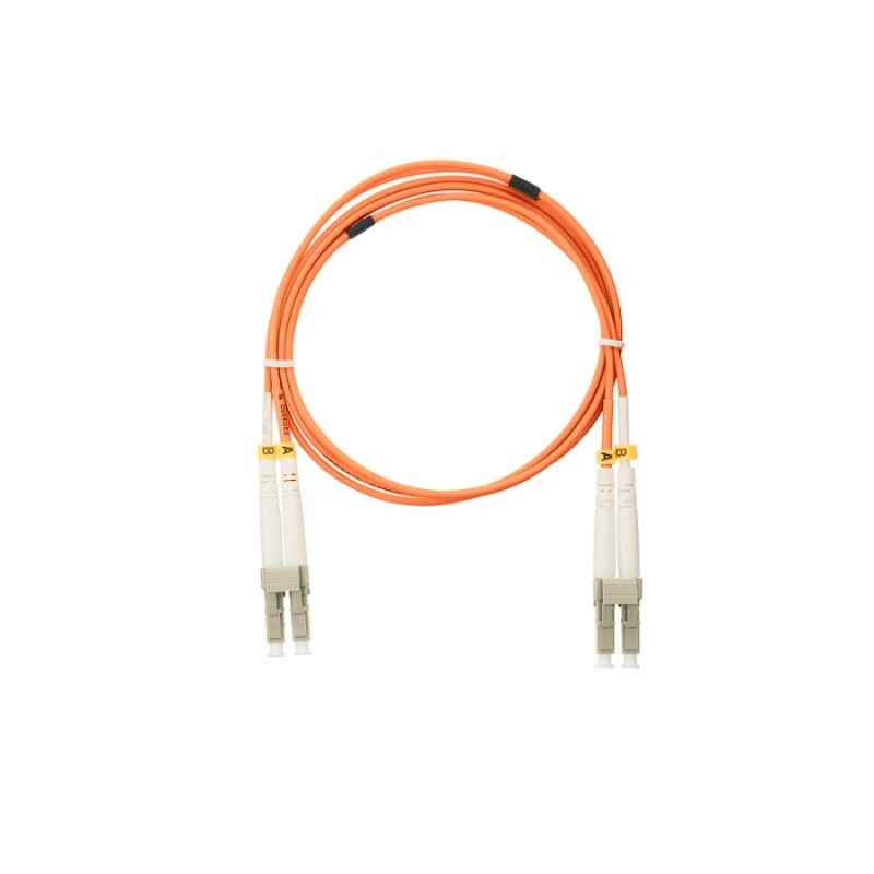 Шнур оптический соединительный NIKOMAX, MM 50/125, LC/UPC-LC/UPC, PVC, D=2.0мм, двойной, 5м