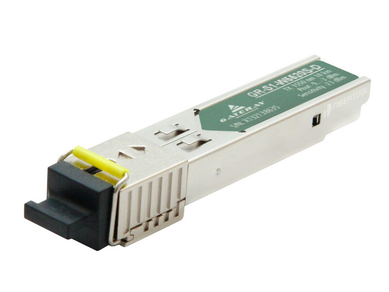Модуль оптический WDM DDM SFP 20 км 1550/1310 нм SC GateRay GR-S1-W5520S-D