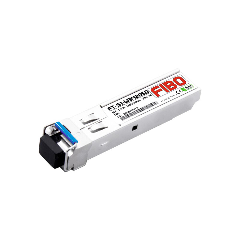 FIBO FT-S1-W3420SD SFP модуль WDM, 1.25G, 20 км, TX 1310 нм, RX 1490 нм, SC, DDM