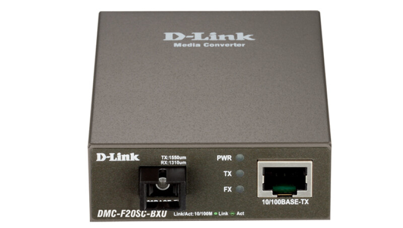 WDM медиаконвертер D-Link DMC-F20SC-BXD WDM (TX 1550NM) Single-MD