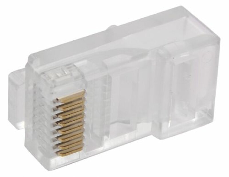 Коннекторы 8P8C U/UTP Cat.5e 3U (RJ-45) (100 pcs)