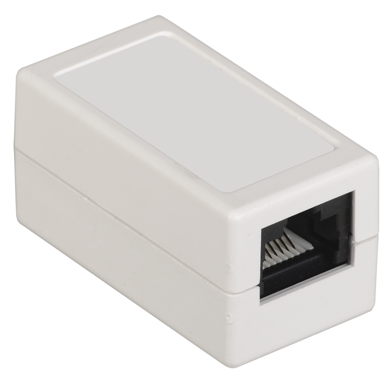 ITK Проходной адаптер кат.6 UTP, тип RJ45-RJ45