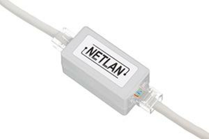 Кабельный соединитель NETLAN RJ45-RJ45 (8P8C), Кат.5e, неэкранированный, белый, уп-ка 10шт.