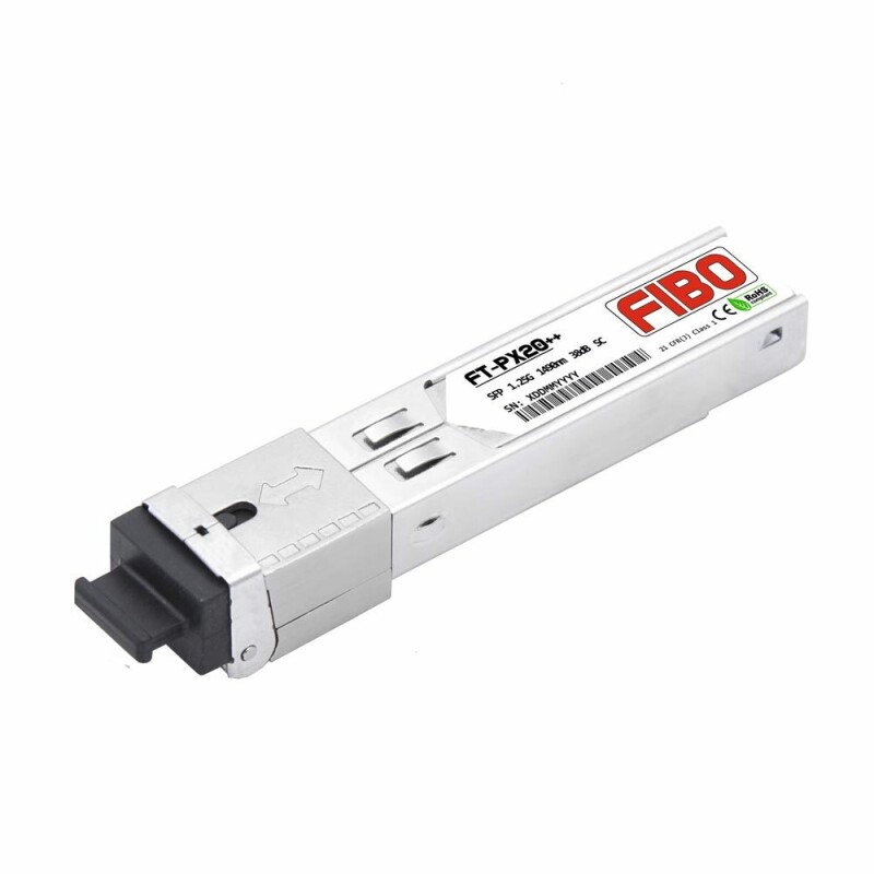 FIBO FT-PX20+++ SFP модуль GEPON, 1.25G/1.25G, 20 км Tx 1490 нм, Rx1310 нм, 39dB, SC