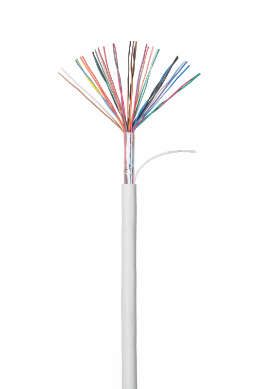 Кабель NETLAN U/UTP 16 пар, Кат.5 (Класс D), 100МГц, одножильный, BC (чистая медь), внутренний, PVC