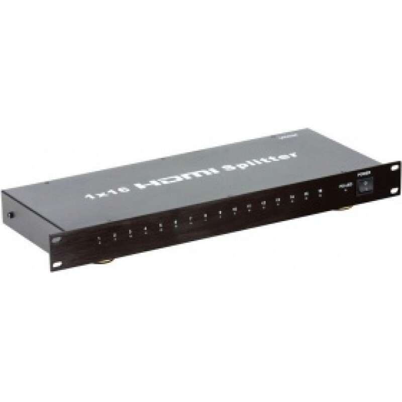 Разветвитель HDMI Splitter 1 to 16 VCOM <DD4116> 3D Full-HD 1.4v, каскадируемый