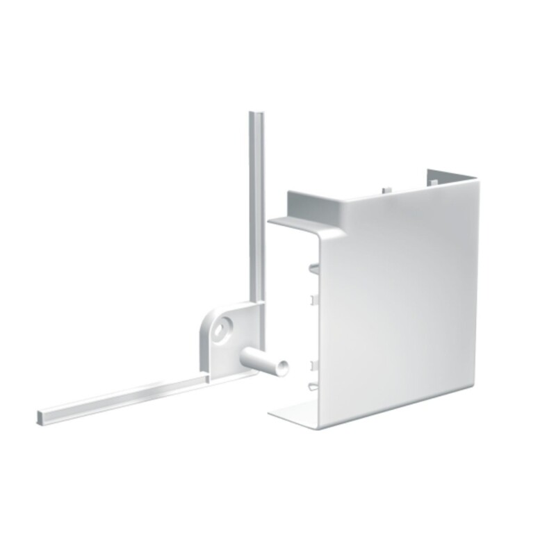 Угол плоский Schneider Electric OptiLine 45 Угол короба плоский 95х55мм, ПВХ (ISM10203)