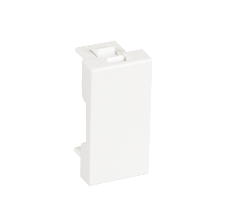 EC-IMH-0-WT-10 Вставка-заглушка NETLAN типа Mosaic 22,5x45мм, белая, уп-ка 10 шт.