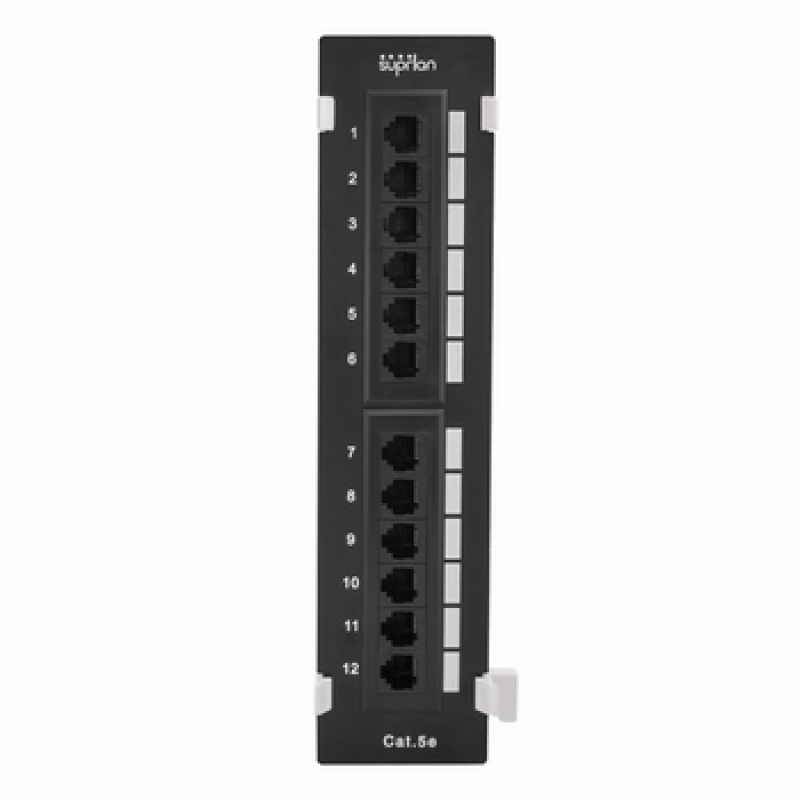 Патч-панель настенная 12хRJ-45, UTP, Cat.5e SUPR 10-0407