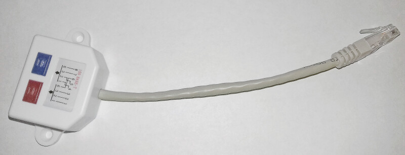 Разветвитель (Y-адаптер) кат.5Е 1RJ45-2xRJ45 (CS7-1C5EU-Y2)