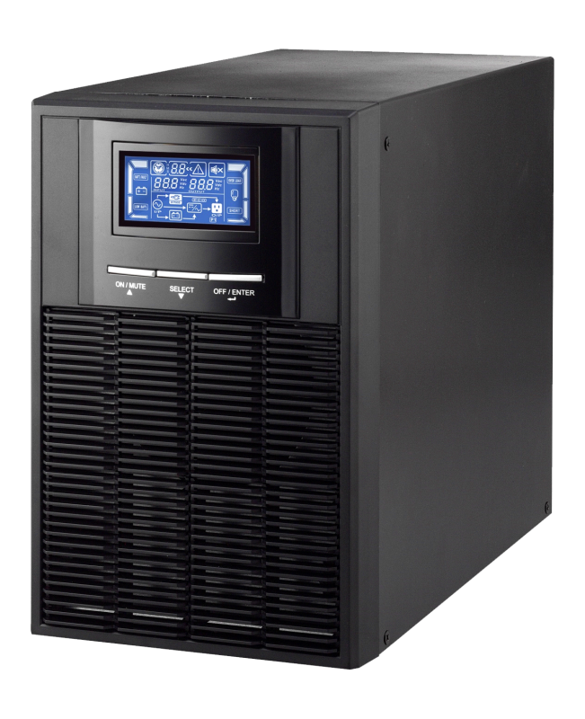 Источник бесперебойного питания On-Line, Tower, 1 фаза 1000ВА/800Вт, 12В, GL-UPS-OL01TL-1-1/12A