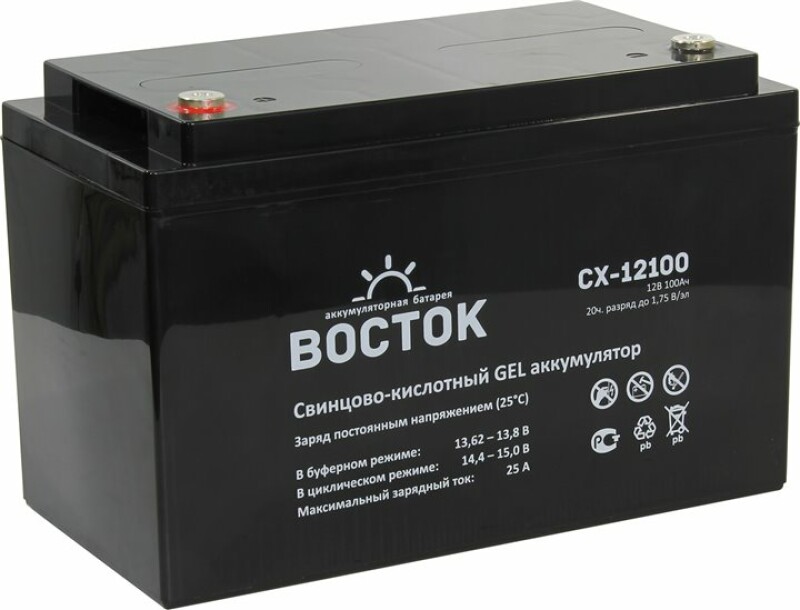 АККУМУЛЯТОРНАЯ БАТАРЕЯ СХ 12100 ВОСТОК