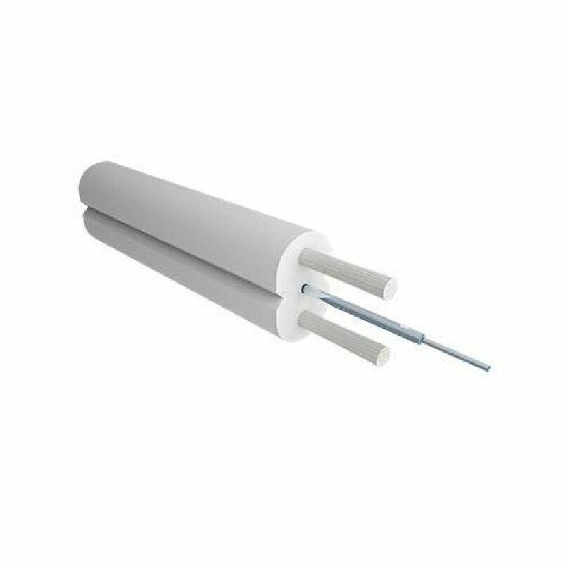 Кабель оптический Alpha Mile Flex FTTx, 1 волокно, белый