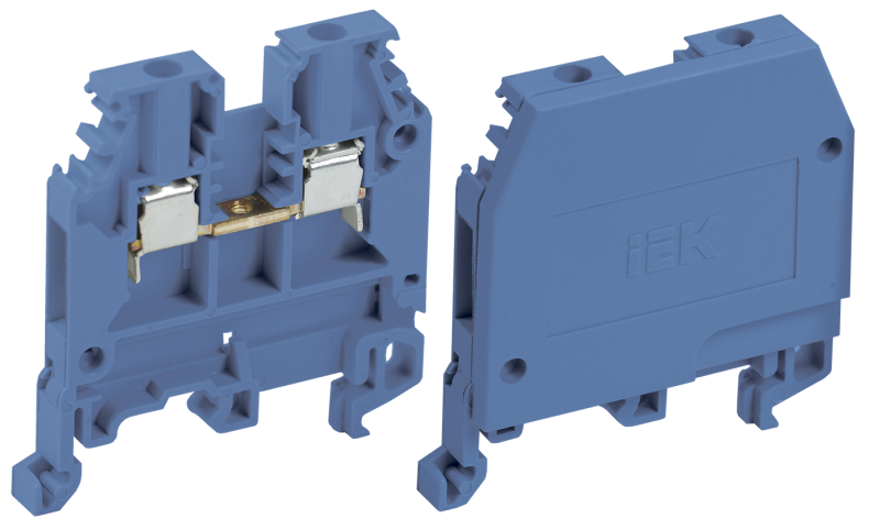 Зажим наборный ЗНИ-2,5мм2 (JXB24А) синий IEK