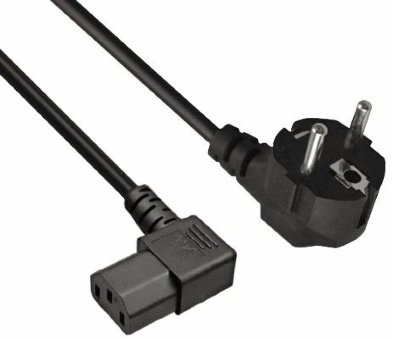 Кабель питания ExeGate OfficePC PC-1,2 450W (Евровилка Schuko ->C13 угловой, черный, 1.2м)