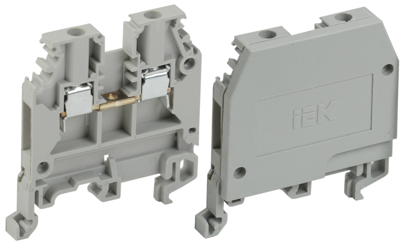 Зажим наборный ЗНИ-2,5мм2 (JXB24А) серый IEK