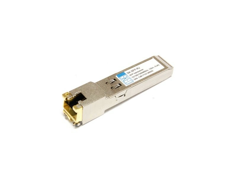 Сменный модуль SK-SFP-RJ1 SFP, 1000BASE-T, RJ-45, 100 м.