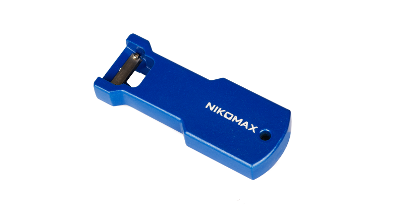 NMF-TRZ-BL Инструмент NIKOMAX для вскрытия оболочки кабеля типа Riser, алюминиевый корпус, синий