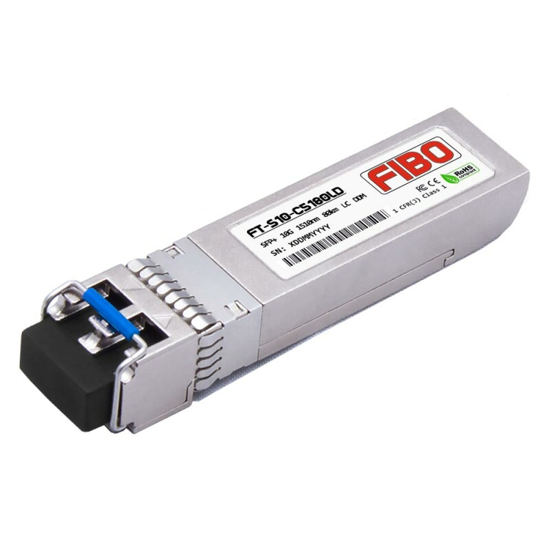 FIBO FT-S10-C5180LD модуль SFP+ CWDM, 10 G, до 80 км, TX 1510 нм, LC, DDM