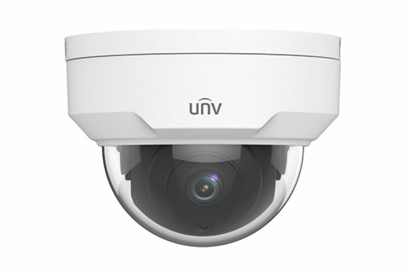 Видеокамера уличная IP UNIVIEW купольная антивандальная с фиксированным объективом IPC322LR-MLP28