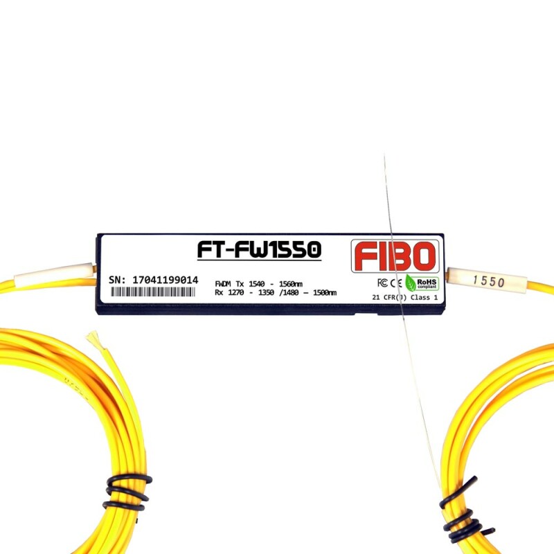 Оптический фильтр FIBO FT-FW1550S-Metal TUBE FWDM, PORT T1550-SC/APC