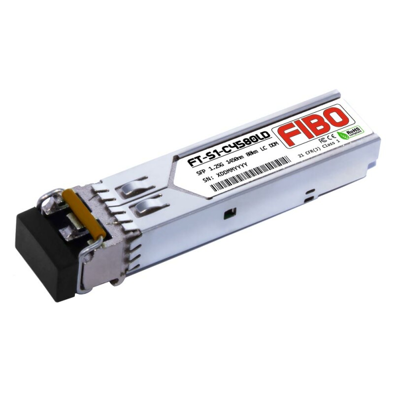 FIBO FT-S1-C4580LD модуль SFP CWDM, 1.25 G, до 80 км, TX 1450 нм, LC, DDM